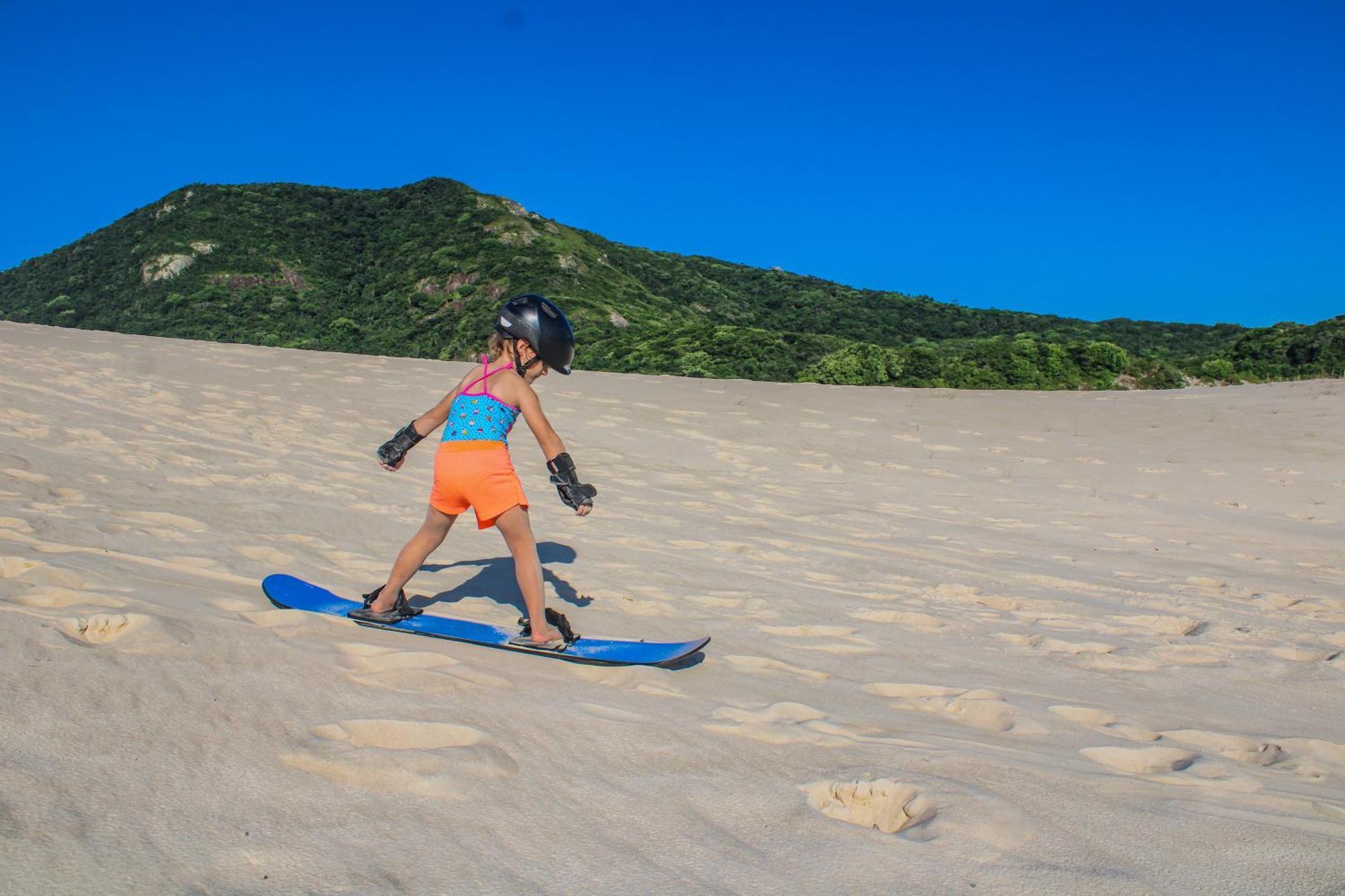 Costao Do Santinho Resort All Inclusive Florianopolis Exterior photo Sandboarding in the dunes of Tumbes, Peru
